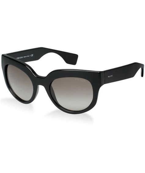 Prada Women's PR 07QS Black/Grey Gradient 